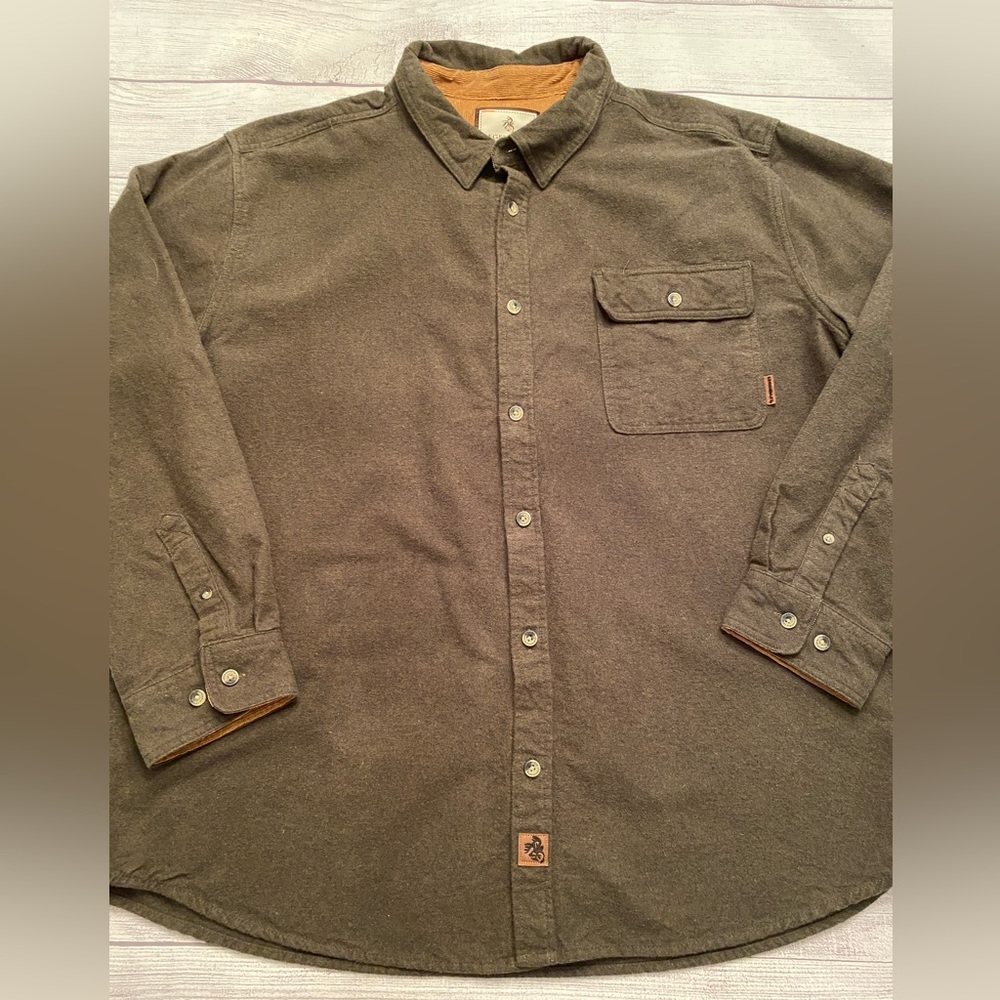 Olive Button Down Shirt